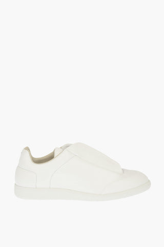 MM22 Low-Top Leather Sneakers with Hidden Laces