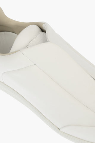MM22 Low-Top Leather Sneakers with Hidden Laces