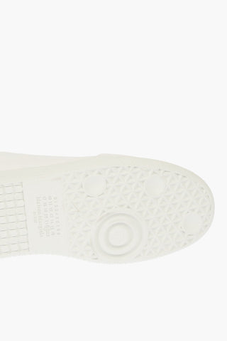 MM22 Low-Top Leather Sneakers with Hidden Laces