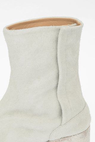 MM22 Leather Tabi Boots 6cm