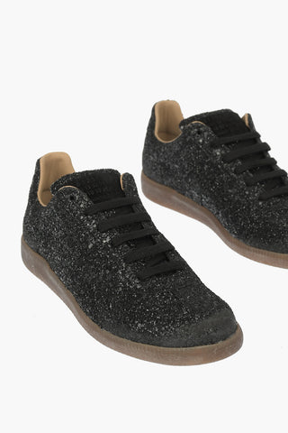 MM22 Glittered Low Sneakers