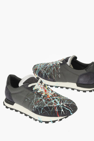 MM22 Patent Leather Low Sneakers