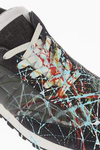 MM22 Patent Leather Low Sneakers