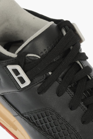 MM22 Lived-in Sole Leather Sneakers