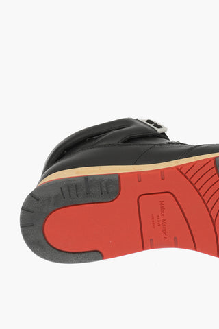 MM22 Lived-in Sole Leather Sneakers