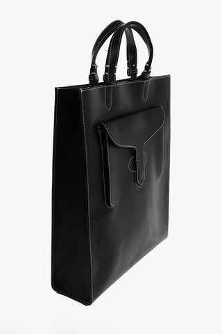 MM11 Leather Tote Bag