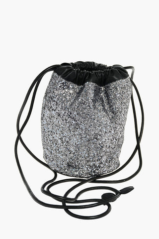MM6 ecoleather glittered Bucket bag