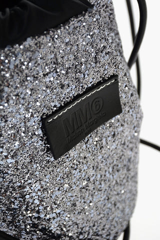 MM6 ecoleather glittered Bucket bag