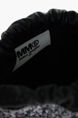 MM6 ecoleather glittered Bucket bag