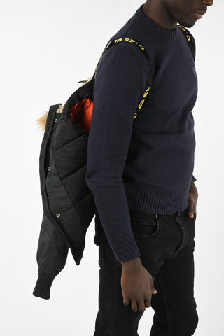 Giubbotto Puffer W-BURKE con ecoPelliccia