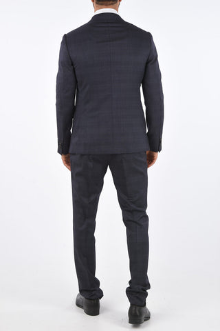 ZZEGNA side vents peak lapel 2-button suit