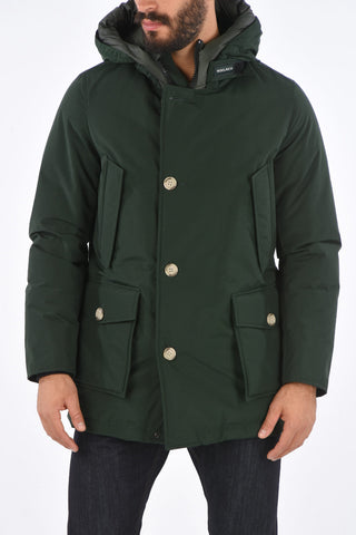 hooded down jacket
