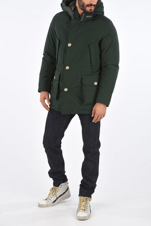 hooded down jacket