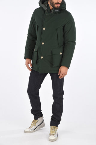 hooded down jacket