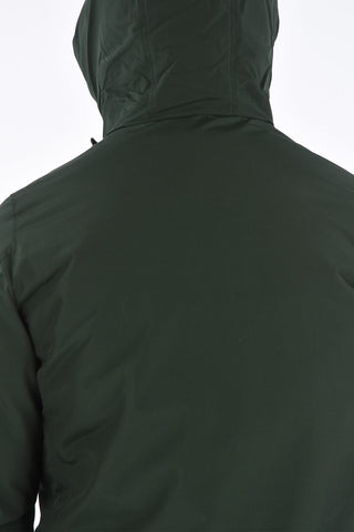hooded down jacket
