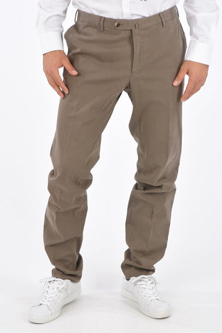 pantalone chinos in cotone stretch slim fit