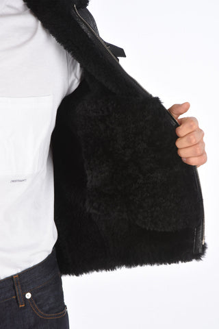 full zip shearling