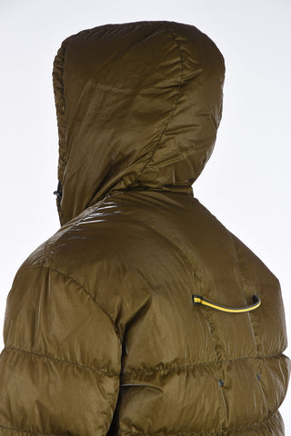 Zip closure Down Jacket with hood