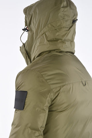Zip closure Down Jacket with hood