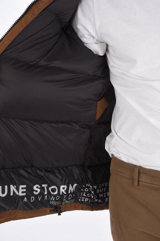 Zip closure Down Jacket with hood
