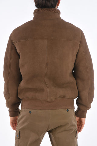 zip closure shearling