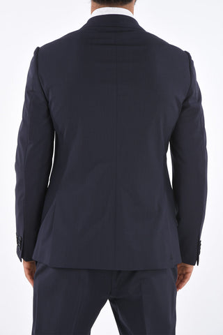 ZZEGNA side vents notch lapel 2-button suit