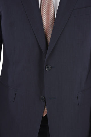 ZZEGNA side vents notch lapel 2-button suit