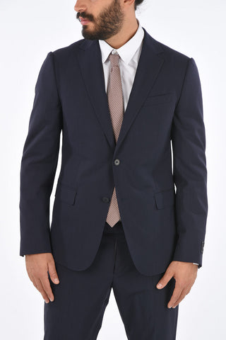 ZZEGNA side vents notch lapel 2-button suit