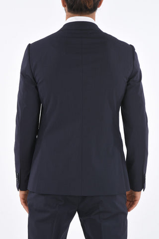 ZZEGNA side vents notch lapel 2-button suit