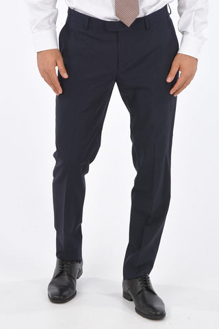 ZZEGNA side vents notch lapel 2-button suit