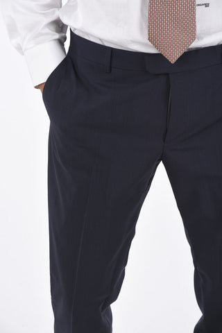 ZZEGNA side vents notch lapel 2-button suit