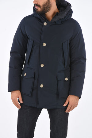 hooded down jacket