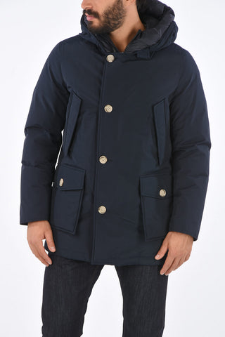 hooded down jacket