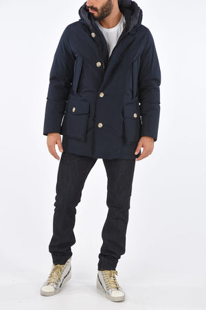 hooded down jacket