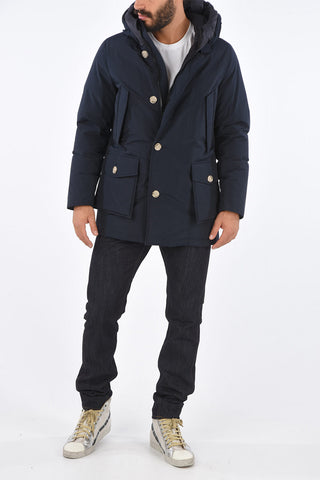 hooded down jacket
