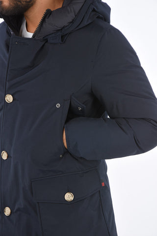 hooded down jacket