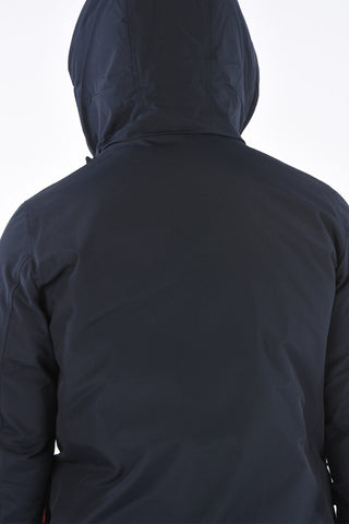 hooded down jacket