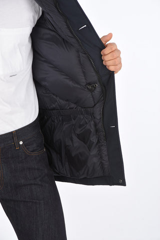 hooded down jacket