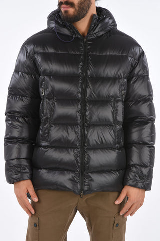 Zip closure Down Jacket with hood