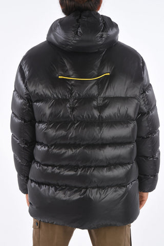 Zip closure Down Jacket with hood