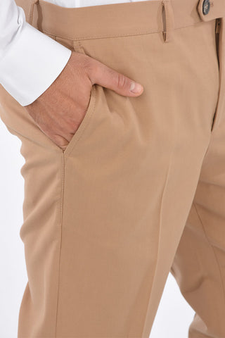 pantalone con passanti a vita regolare