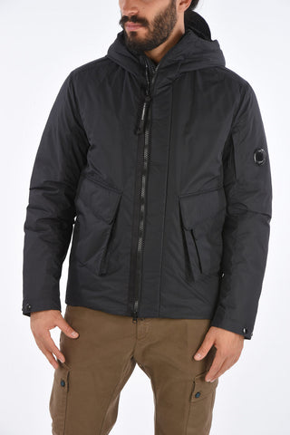 Zip closure Down Jacket with hood