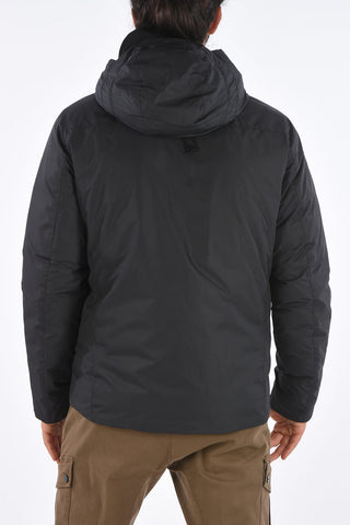 Zip closure Down Jacket with hood