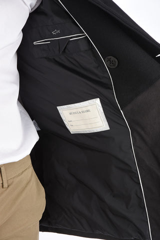 GREG LAUREN wool blend double breasted coat