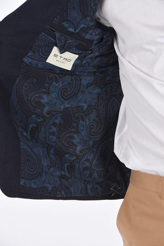 side vents notch lapel 2-button blazer