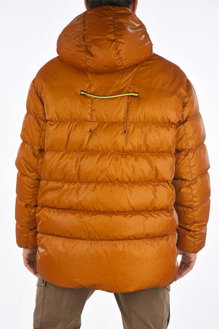 Zip closure Down Jacket with hood