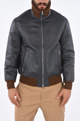 full zip shearling