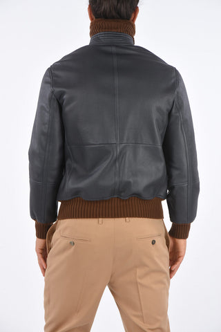 full zip shearling