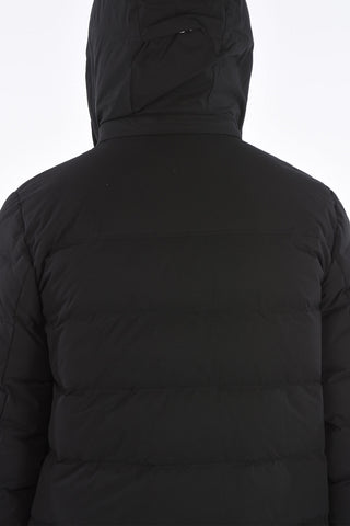 hidden closure down jacket