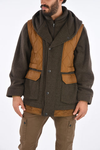 Padded Jacket with quilted details